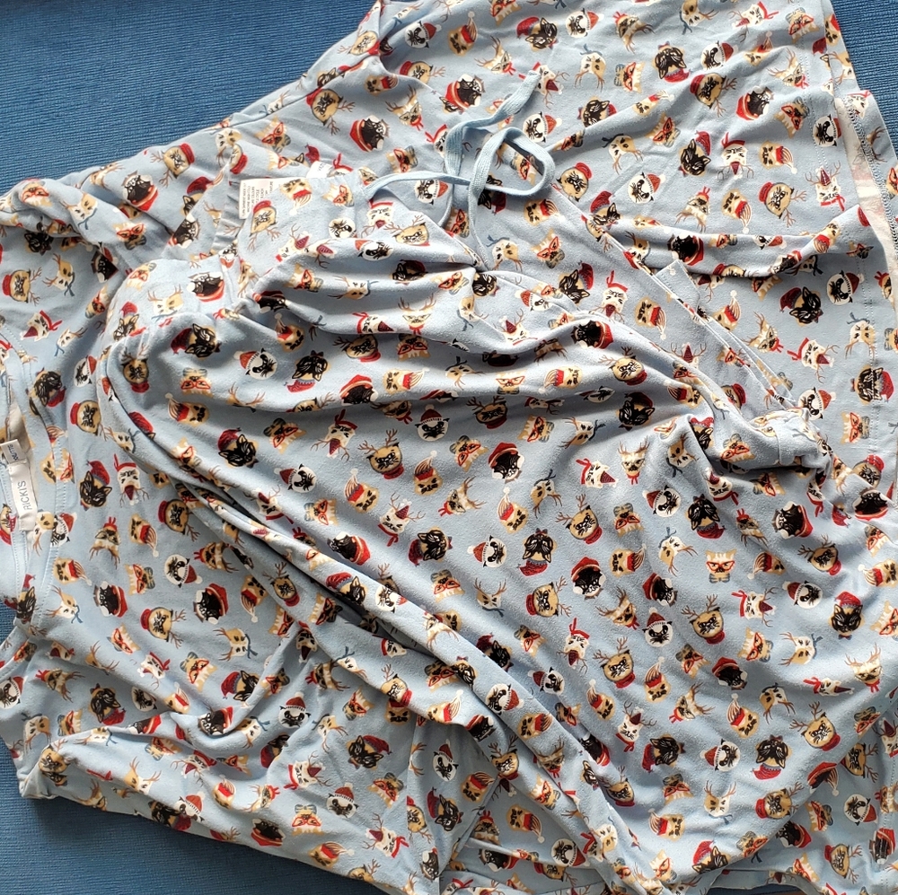 Christmas cat pajama set
